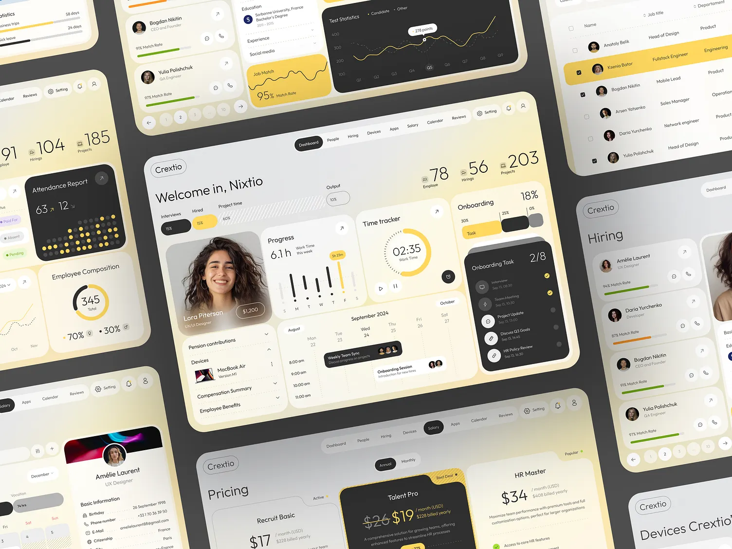 Crextio HR Dashboard
